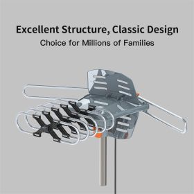 TA-102P 360 Degree UV Dual Band 28-36dB Outdoor Antenna With Black Bracket (Option: Outdoor antennas)